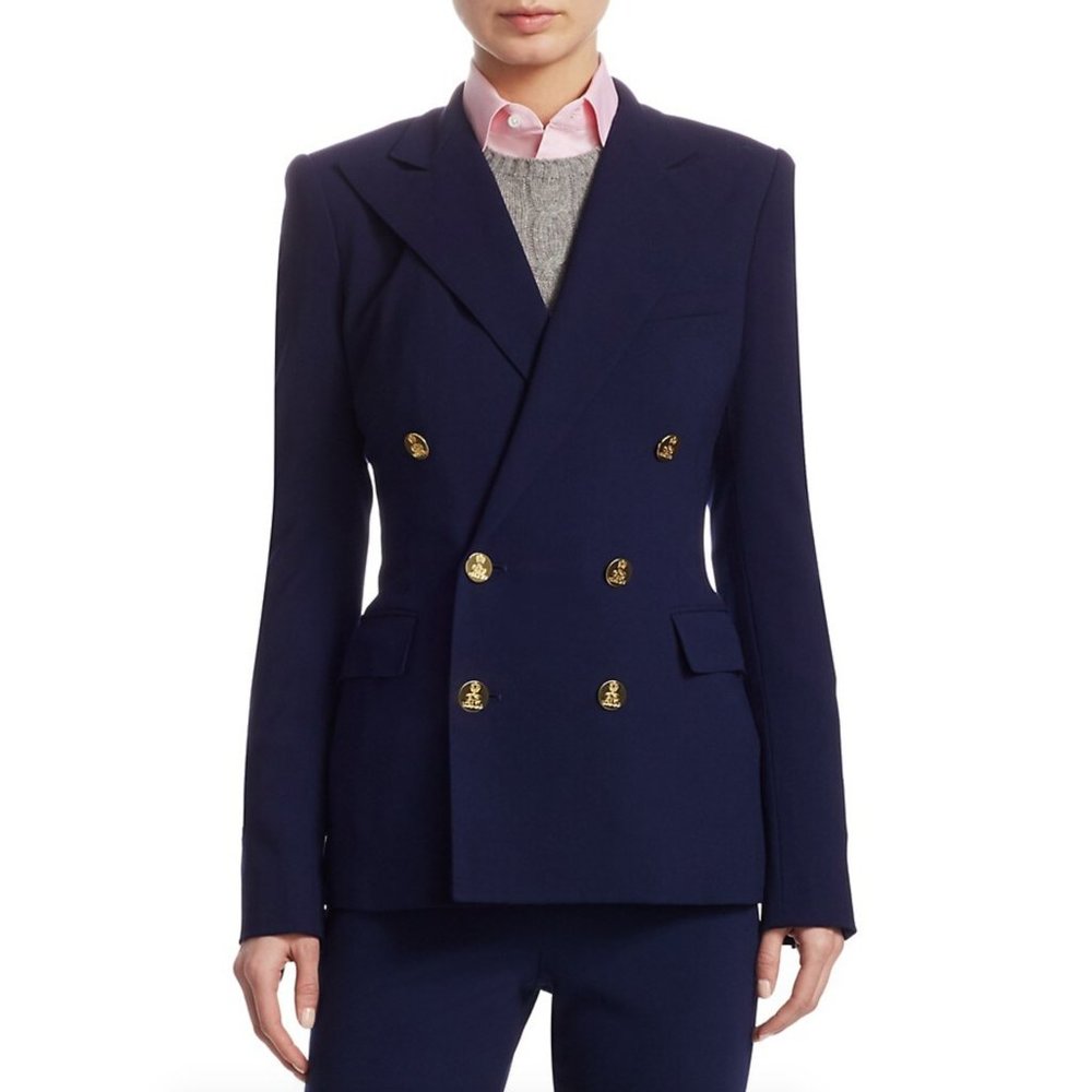 RALPH LAUREN COLLECTION/PURPLE LABEL NAVY BLAZER - More photos to come